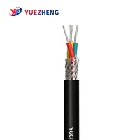 Kabel Silikon Industri Tahan Suhu Tinggi Berpelindung Otomatis 2-7 Inti YGCP YGZP Multi Tahan Panas 3000-20000V -60~200 ℃
