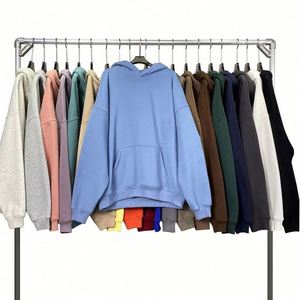 H5463 Fabricant de sweats à capuche, vente en gros, sweats à capuche personnalisés en coton mélangé 350 g/m², coupe ample, pour hommes et femmes, sweats à capuche surdimensionnés - Product Image 1
