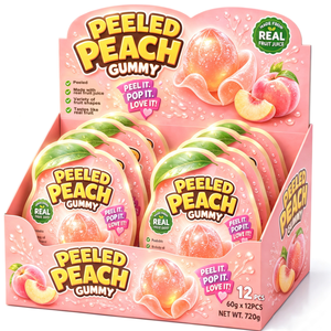 BESTAR Caramelle Gommose Morbide a Forma di Sfera 3D con Succo di Frutta, Ripiene, <span class=keywords><strong>Dolci</strong></span> e Sbucciabili, Snack in Sacchetto - Product Image 5