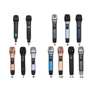 RIY-06g Gereja IR UHF mikrofon nirkabel 2 saluran dengan mikrofon/Lavalier/Headset genggam