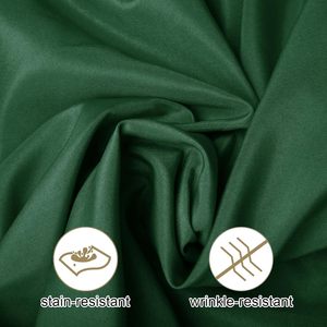Hot Sale Emerald Green 120inch Woven 100% Polyester Wrinkle Free Durable Waterproof Customizable <b>Tablecloth</b> for Wedding Banquet - Product Image 3
