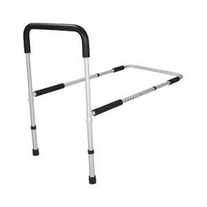 Height adjustable bed assist rail for elder and patient