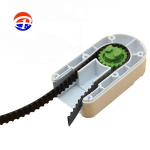 ガーデンズカーテントラックラバープーリータイミングベルト電気スマートカーテントラックアクセサリーブラックベルト - Product Image 1