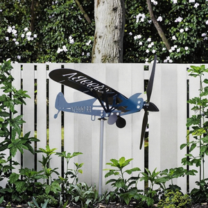 Ornement de jardin d'extérieur, avion en métal, ventouse à <span class=keywords><strong>vent</strong></span>, <span class=keywords><strong>moulin</strong></span> à <span class=keywords><strong>vent</strong></span>, ventouse à <span class=keywords><strong>vent</strong></span>, décorations de jardin résistantes aux intempéries - Product Image 3