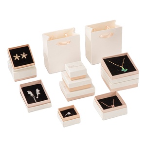 Custom Logo High-End Eco-Friendly Recyclable Biodegradable Cardboard Jewelry Box Sliding <strong>Drawer</strong> Sponge <strong>Insert</strong> for Necklace - Product Image 1