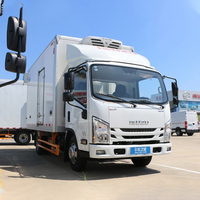 Diesel Camiones congelador frigorífico thermoking 5 toneladas refrigerador camión para alimentos carne pescado transporte