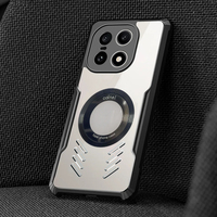 Pour OnePlus 15 13T 13R 13S 13 12 11 10 9RT 9 8 7 6 5 PRO 1+Coque Airbag Cadre Anti-poussière Dissipation de Chaleur Respirante Housse Esports