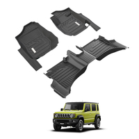 Accessoires d'intérieur auto TXR voitures tapis de sol couleur noire pièces de tapis de couverture étanche pour SUZUKI JIMNY 5 portes 2023-