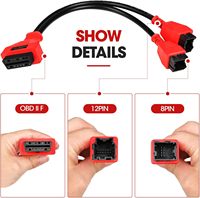 Adaptador OBD2 para Chrysler, Cable de Programación 12+8, Conector, Cable de Protocolo de Bypass Gateway, Cable OBD