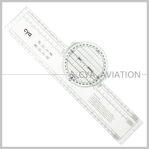 Plotter de navegación giratorio de millas náuticas de pilotos de plástico fuerte Plotter seccional para estudiantes - Product Image 1