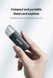 Lecteur de cartes externe 2 en 1 Lexar RW300U <span class=keywords><strong>USB</strong></span> 3.2 Gen1 Lecteur de cartes TF <span class=keywords><strong>SD</strong></span> jusqu'à 104 Mo/s Noir - Product Image 4