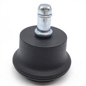 Anti Static Black Fixed Caster 50mm Diameter Furniture Caster For Office Chair <b>Computer</b> Chair <b>Accessories</b> - Product Image 3