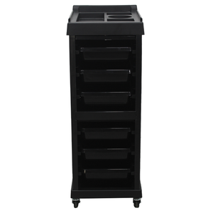 Plastic Kappersgereedschapskar Afsluitbare Kapsalon <span class=keywords><strong>Trolley</strong></span> Kar Voor Schoonheidssalon - Product Image 4