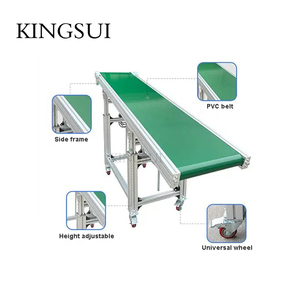 Système de convoyeur à bande en PVC personnalisable, fabrication OEM, antistatique, capacité de charge de 300 kg, certifié CE ISO, vitesse de 120 m/min, automatique - Product Image 4