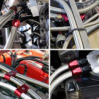 Tuyau de carburant tressé en acier inoxydable 304 haute pression de taille personnalisée 3AN 4AN 6AN 8AN 10AN 12AN Flexible CPE