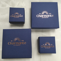 Boîtes à bijoux élégantes en carton de haute qualité avec couvercles pour emballage cadeau de collier de bague Solution d'emballage textile exclusive