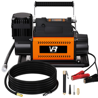 Compresseur d'air haute performance 12V avec affichage numérique, arrêt automatique, 500W, 150PSI, 200L/min, gonfleur de pneus pour voiture et SUV