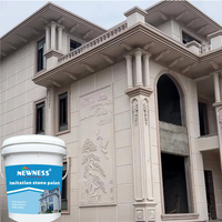 Peinture acrylique et revêtement liquide au TiO2 Asian Paint Gamazine pour murs en pierre, excellente adhérence, application au pistolet