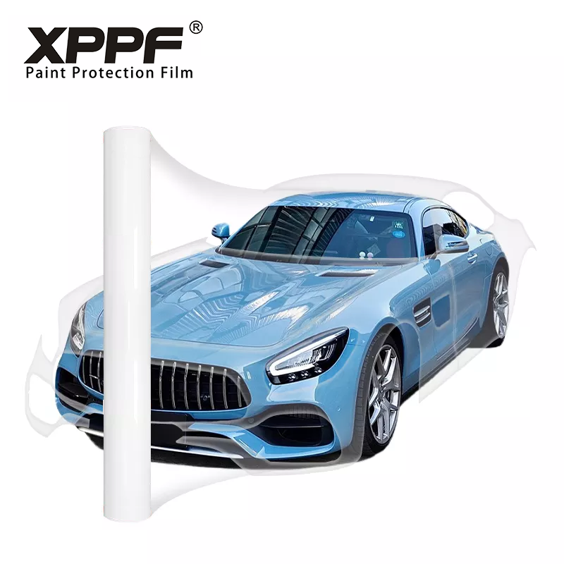 Автомобильная пленка XPPF 1,52*15 м, суперглянцевая самоклеящаяся пленка для Telsa TPU PPF, пленка для защиты от царапин и самовосстановления краски