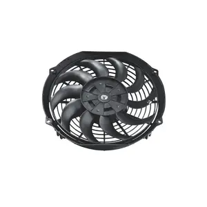 Ventilador de refrigeração axial elétrico para caminhões de engenharia, 11 polegadas, 280 mm, 12V, 24V, dc