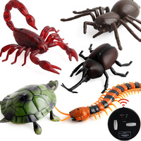 Jouets d'animaux et d'insectes télécommandés réalistes : Cafard électrique, Mille-pattes, Grenouille, Crabe, Araignée, Dinosaure – Jouets de farces en gros