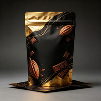 Pochette à bonbons personnalisée avec finition brillante, sachet Mylar autoportant imprimé sur mesure, emballage plastique de qualité alimentaire pour bonbons et chocolats