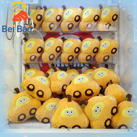 Direct van de fabriek: fruit cartoon pluche auto knuffeldier zacht fluweel voertuig knuffel op voorraad creatief speelgoed voor kinderen cadeau