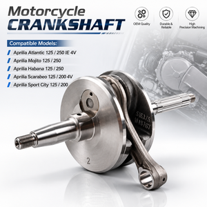 Vilebrequin de moto pour Aprilia Atlantic <span class=keywords><strong>125</strong></span> 250 Ie 4V Mojito / Habana <span class=keywords><strong>125</strong></span> 250 2V Scarabeo <span class=keywords><strong>125</strong></span> 200 4V Sport City <span class=keywords><strong>125</strong></span> 200 - Product Image 1