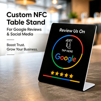 Carte NFC de haute qualité pour avis Google 213 13,56 MHz PVC Taille standard Promotion sociale Instagram TikTok