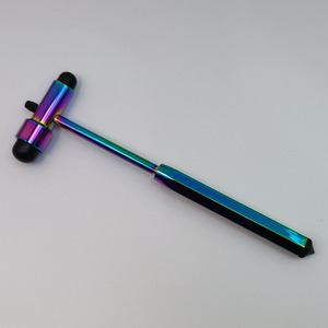 Marteau de réflexes neurologiques transfrontalier 18*6 en alliage de zinc et ABS, double tête en plastique, outil de diagnostic médical - Product Image 2