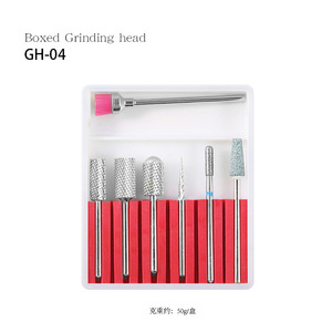 Ceramic Tungsten Stainless Steel Diamond Nail <b>Drill</b> <b>Bits</b> Set Manicure Pedicure Grinding Head for Electric Nail <b>Drill</b> Machine - Product Image 6