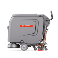 Nettoyeur de sol électrique à double brosse CleanHorse ARES510, mini balayeuse manuelle, nouvelle machine à laver et à sécher les sols en plastique