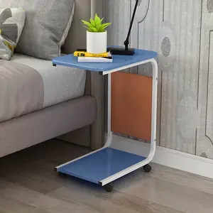 Đơn giản mini có thể tháo rời sofa bên Bảng đa chức năng bên bảng cạnh giường ngủ MDF Bàn máy tính cho phòng ngủ