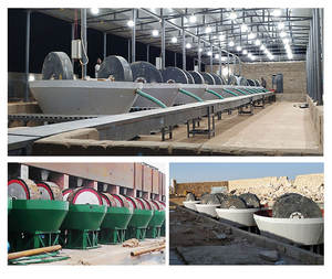 Broyeur à moulin à sec modèle 1200 du fabricant chinois pour l'extraction de l'or, avec moteur, roulement et boîte de vitesses - Composants essentiels inclus - Product Image 6