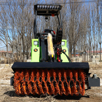 Livraison gratuite 4X4 4Wd Dvier télescopique mini chargeuse sur pneus télescopique 650KG 800KG chariot élévateur à flèche télescopique pour travaux agricoles