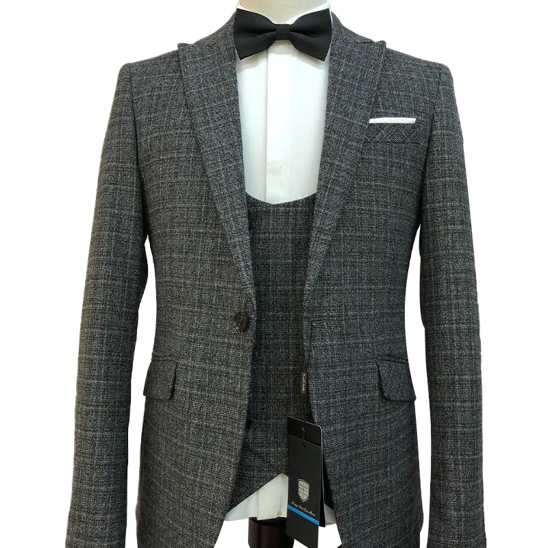 Italian version of the groom and best man wedding formal suit three-piece Latest Italian Suits