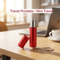 Atomiseur de parfum rechargeable 5 ml 10 ml, coque en aluminium, intérieur en verre, mini vaporisateur portable à fine brume, flacon de parfum pour échantillon cosmétique