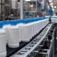 Machine de remplissage aseptique de lait en bouteille PET entièrement automatique 24000BPH 36000BPH, ligne de production de lait