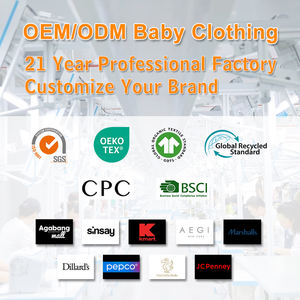 Atacado New Born Baby Clothes Algodão Orgânico Macio Malha Curto/longo Mangas Boutique Unisex Plain Custom Baby Romper com logotipo - Product Image 5