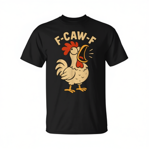 Camiseta F Caw F Chicken Rooster para mujer, diseño divertido de animales de granja - Product Image 2