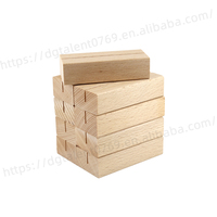 Porte-cartes de table hexagonaux en bois poli Tailai, supports de numéros de table, supports de cartes photo pour mariage, décoration de la maison