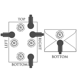 Sceaux personnalisés avec <span class=keywords><strong>logo</strong></span>, sceaux ronds en métal de 40 mm, sceaux à embosser à la main, sceaux dorés - Product Image 5