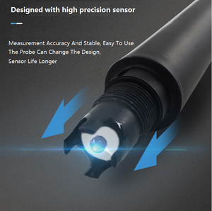 เซ็นเซอร์วัดค่า pH คุณภาพน้ำออนไลน์สำหรับบำบัดน้ำเสีย & การทำฟาร์มอัจฉริยะผลิต IP68ปรับแต่งได้ DC12V รับประกัน2ปี - Product Image 6