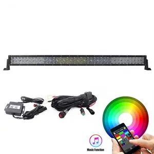 ADT 12V 24V 42 Inch Light Bar pods Flood Spot Combo light Side Shooter Work Driving headlamp led headlight