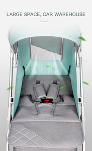 छोटे आकार के साथ माँ और बच्चे के लिए आसान सवारी ट्रॉली आसान यात्रा ट्रॉली - Product Image 3