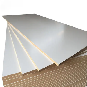Plaque de contreplaqué 4x8 18mm, panneau stratifié mélaminé blanc - Product Image 1