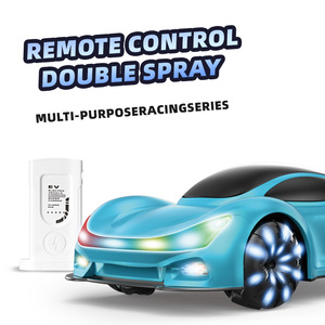 <span class=keywords><strong>Voiture</strong></span> télécommandée interactive à pulvérisation, simule une borne de recharge, véhicule RC 2.4G à double pulvérisation avec lumières LED colorées - Product Image 2