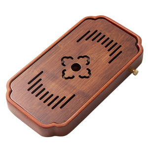 Rosewood solid wood tea tray, <b>small</b> household water <b>storage</b> tea tray, tea set tray, single-person dry brewing <b>small</b> tea <b>table</b>, - Product Image 4