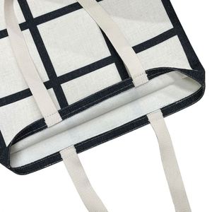 Creative Design 9-Panel Sublimation Shopping Black Backside Polyester Material Durable Sustainable Rolling Type <b>Storage</b> <b>Bag</b> - Product Image 3