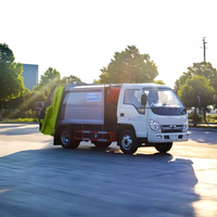 Camion à ordures compacteur Chengli Foton 4*2 à commande PLC pour l'assainissement urbain et la gestion des déchets des petites villes